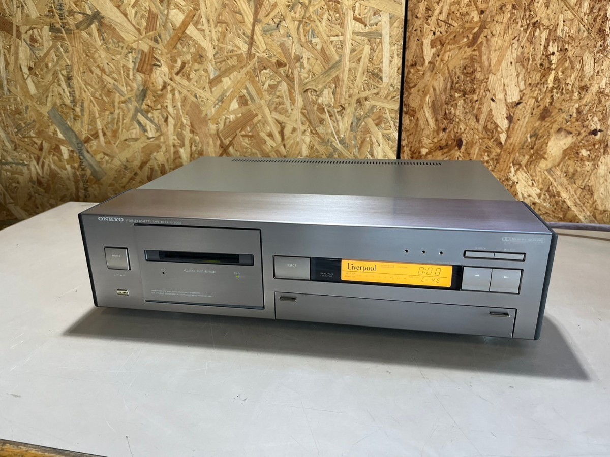 ONKYO オンキョー カセットデッキ - K-185 K-185II-S オートリバース 