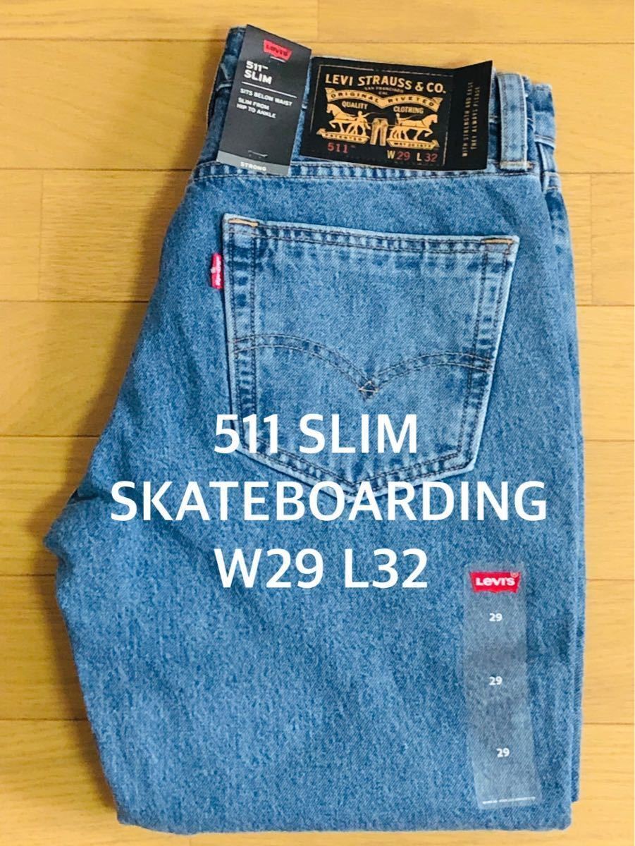 人気セール，新作登場 Levi's SKATEBOARDING 511 SLIM FIT W29 L32(W29)｜売買されたオークション情報、yahooの商品情報をアーカイブ公開 - オークファン W29
