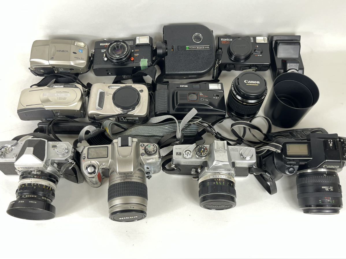 19980 カメラ Canon Nikon FUJICA まとめ ジャンク キャノン ニコン