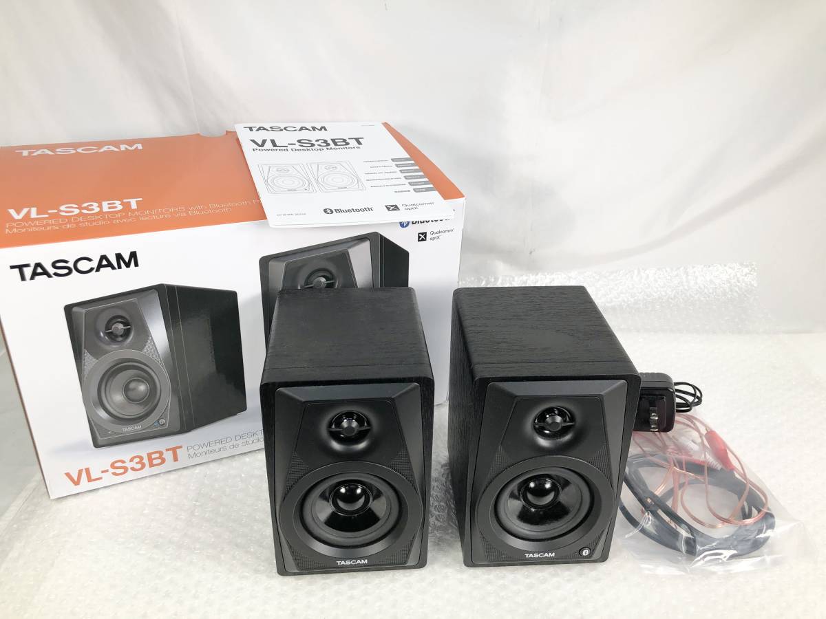 0623A【中古】TASCAM タスカム VL-S3BT 2ウェイパワードモニター 
