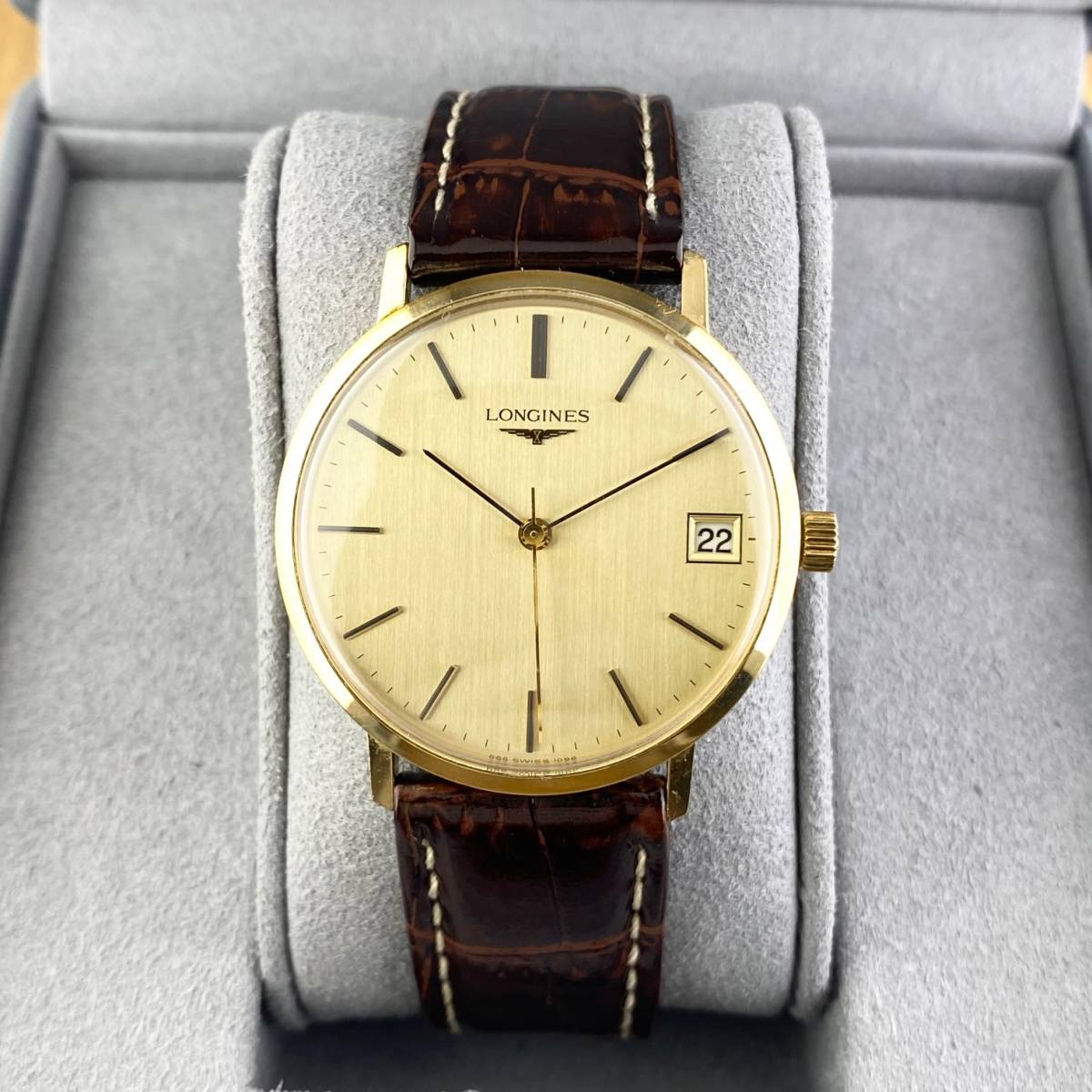 1円〜】LONGINES ロンジン メンズ 腕時計 手巻き グランドクラシック 