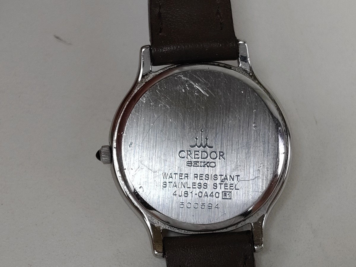 SEIKO CREDOR クレドール 4J81-0A40 レディース クオーツ 稼働品 4J81
