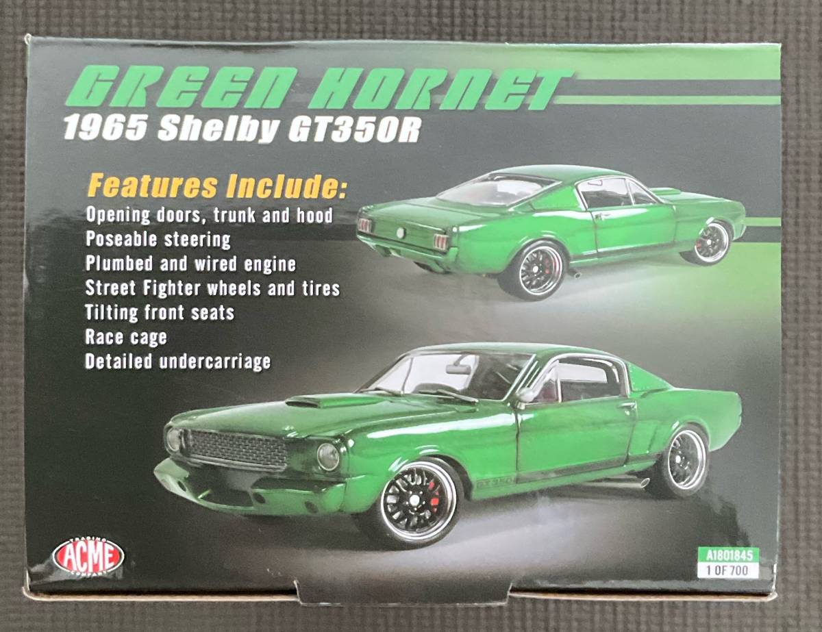 1965 SHELBY GT350R STREET FIGHTER - LE MANS ACME 1/18 - A1801853