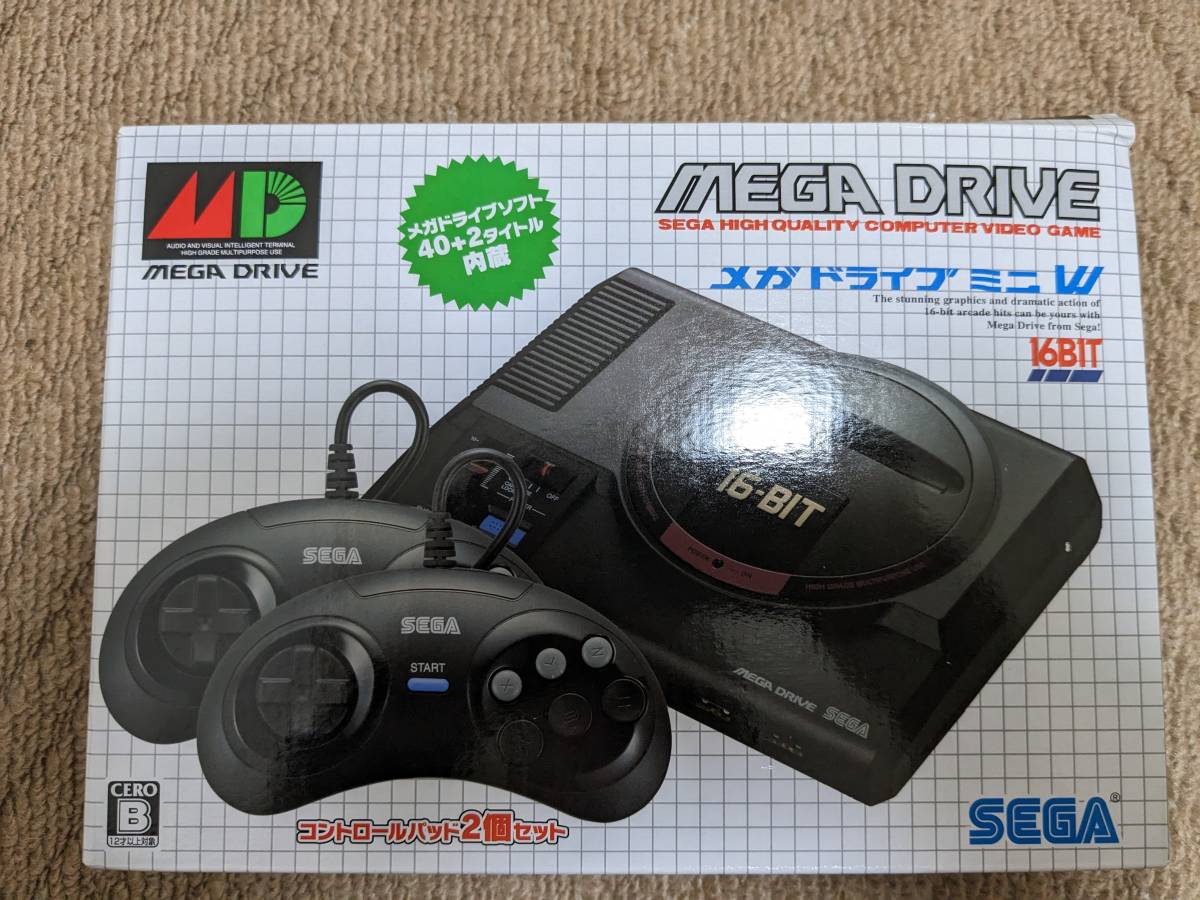 メガドライブミニW メガドライブミニ SEGA 16-BIT さすがSEGA、わかっ