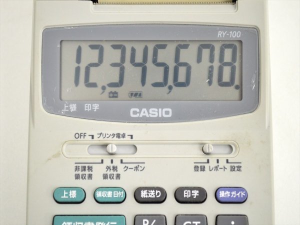 CASIO ハンディタイプ領収書発行機 RY-100 【公式通販】