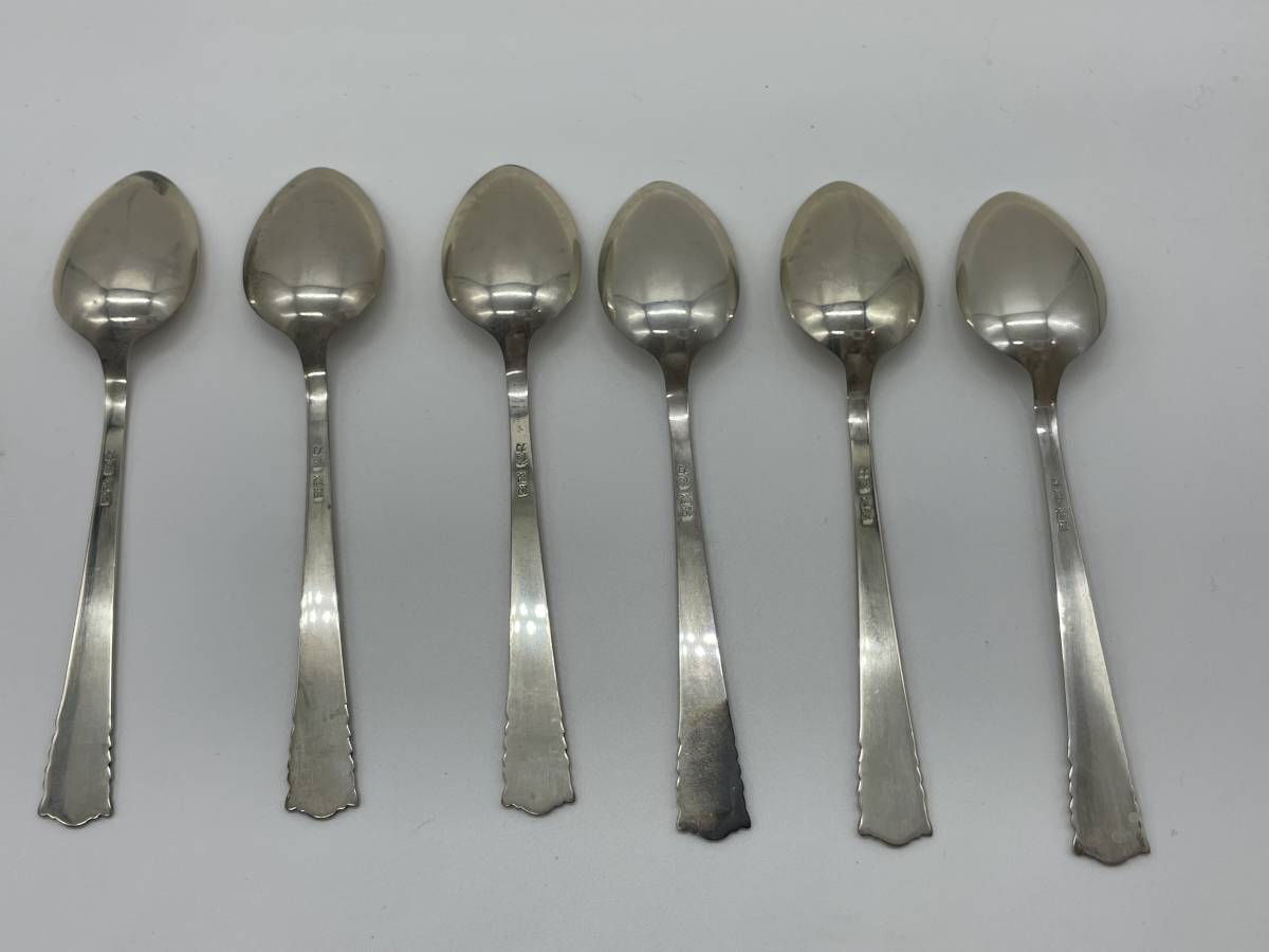 μ 銀製徳力 カトラリーセット スプーン フォーク 12点重量130g