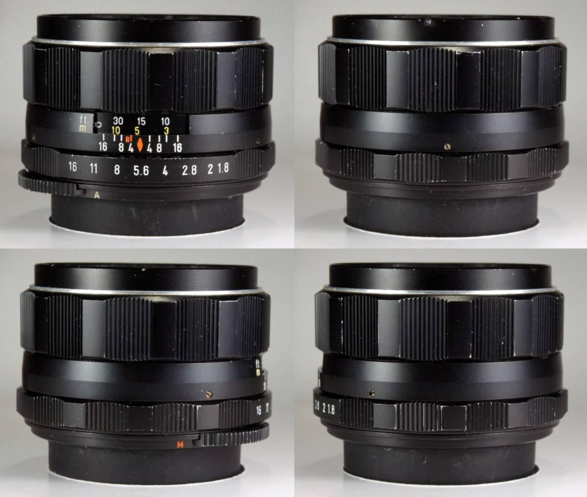 分解整備・実写確認済 Super-Takumar 55mm F1.8 虹色のサークル