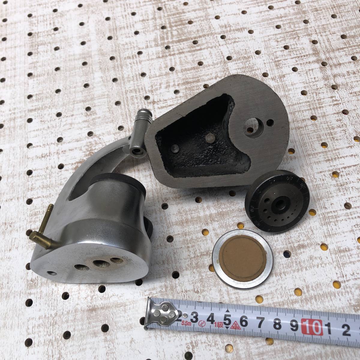 時計用修理用工具 ポンス台 タガネ セット スタッキングツール 木箱付