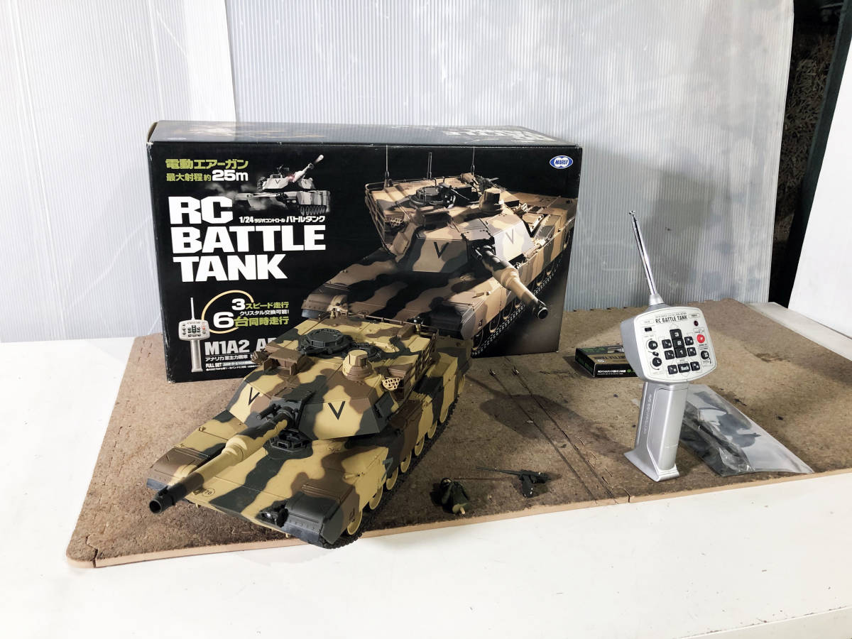 ☆ジャンク扱い品 中古☆TOKYO MARUI 電動ラジコン 戦車 M1A2 ABRAMS