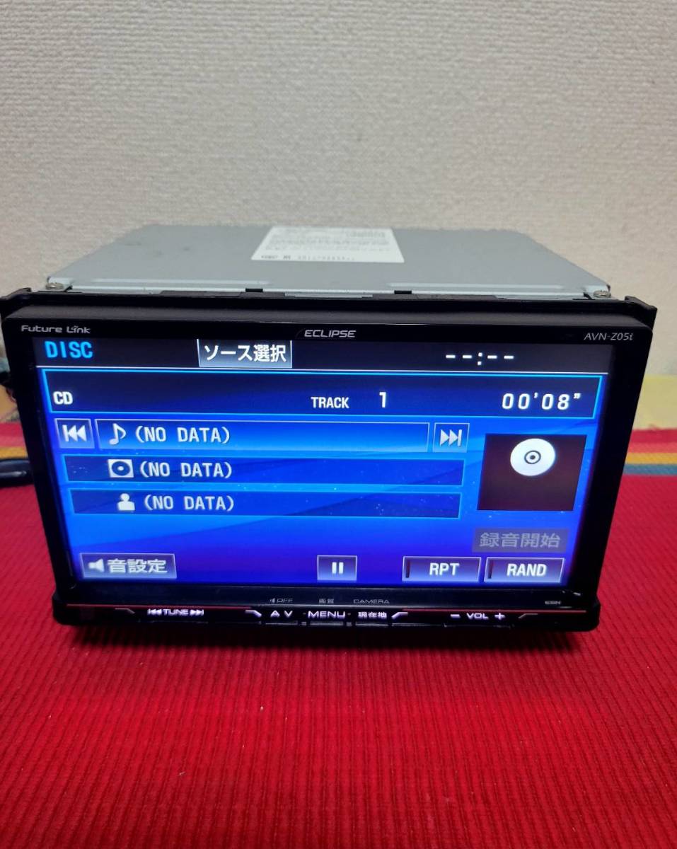 イクリプス ECLIPSE メモリーナビ AVN-Z05i SD Bluetooth DVD AVN