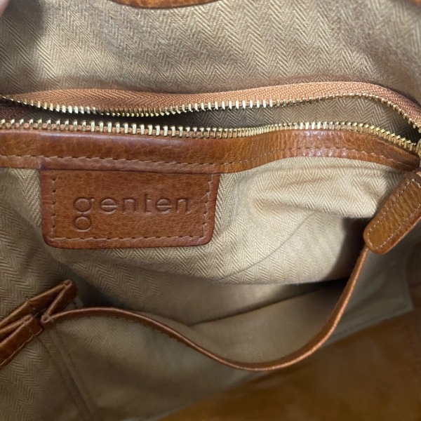 ゲンテン genten ショルダーバッグ - レザー ブラウン バッグ 【公式通販】