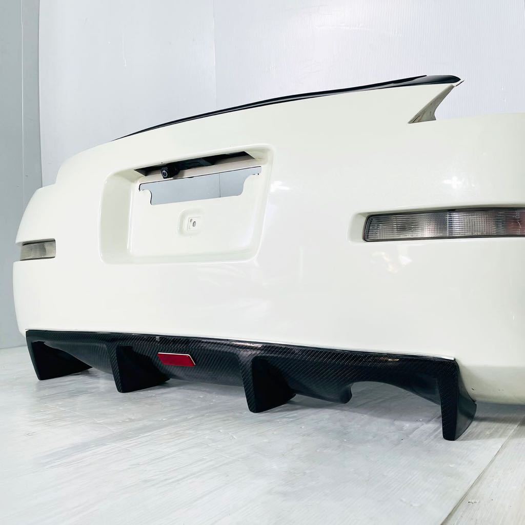 日産 フェアレディZ Z33 純正リアバンパー カーボンリップ付き (リア