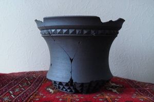 kikko 植木鉢 鉢 吉光窯 kikko 鉢 植木鉢 scar 超希少 吉光窯 kikko 鉢 植木鉢 scar 超