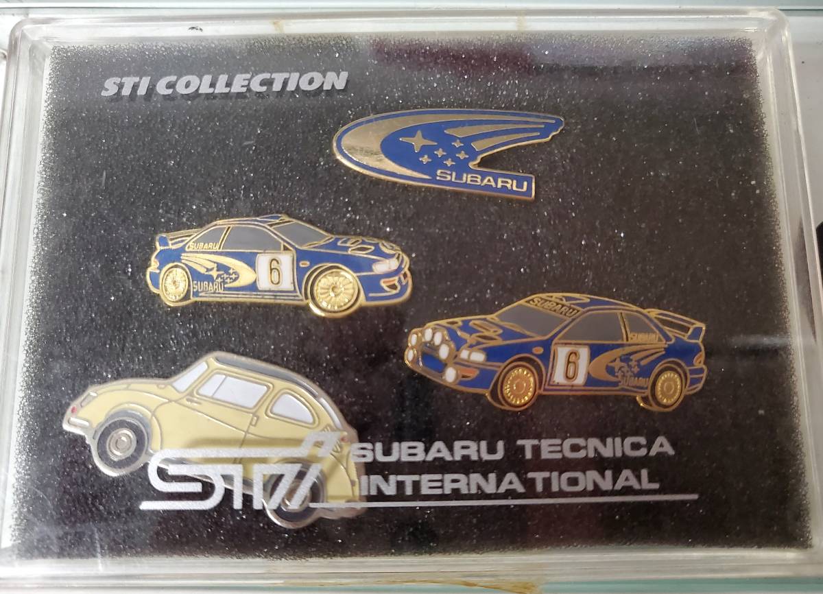 【新品・未開封】SUBARU STIコレクションピンバッジ 送料込み ピンバッジ スバル STIコレクション インプレッサWRX スバル