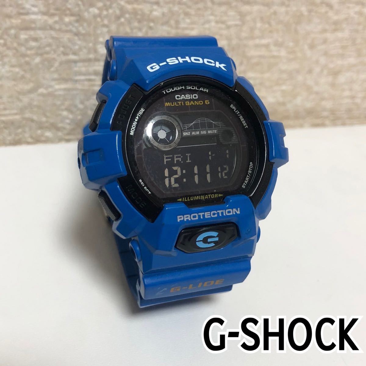 n49）《動品》【G-SHOCK】カシオ CASIO 電波ソーラー メンズ 腕時計 G 
