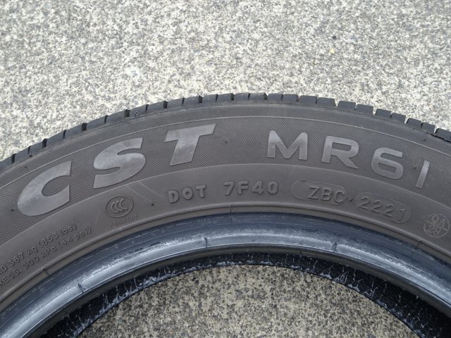 タイヤ MARQUIS CST MR61 155 65 R14 75T 4本 6～7分山位 2021年製