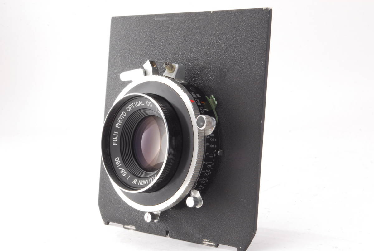 FUJINON（富士フイルム） 大判カメラ用レンズ リンホフボード ◯訳あり品◯ FUJI フジ FUJINON・W 150mm F6.3 SEIKO リンホフボード
