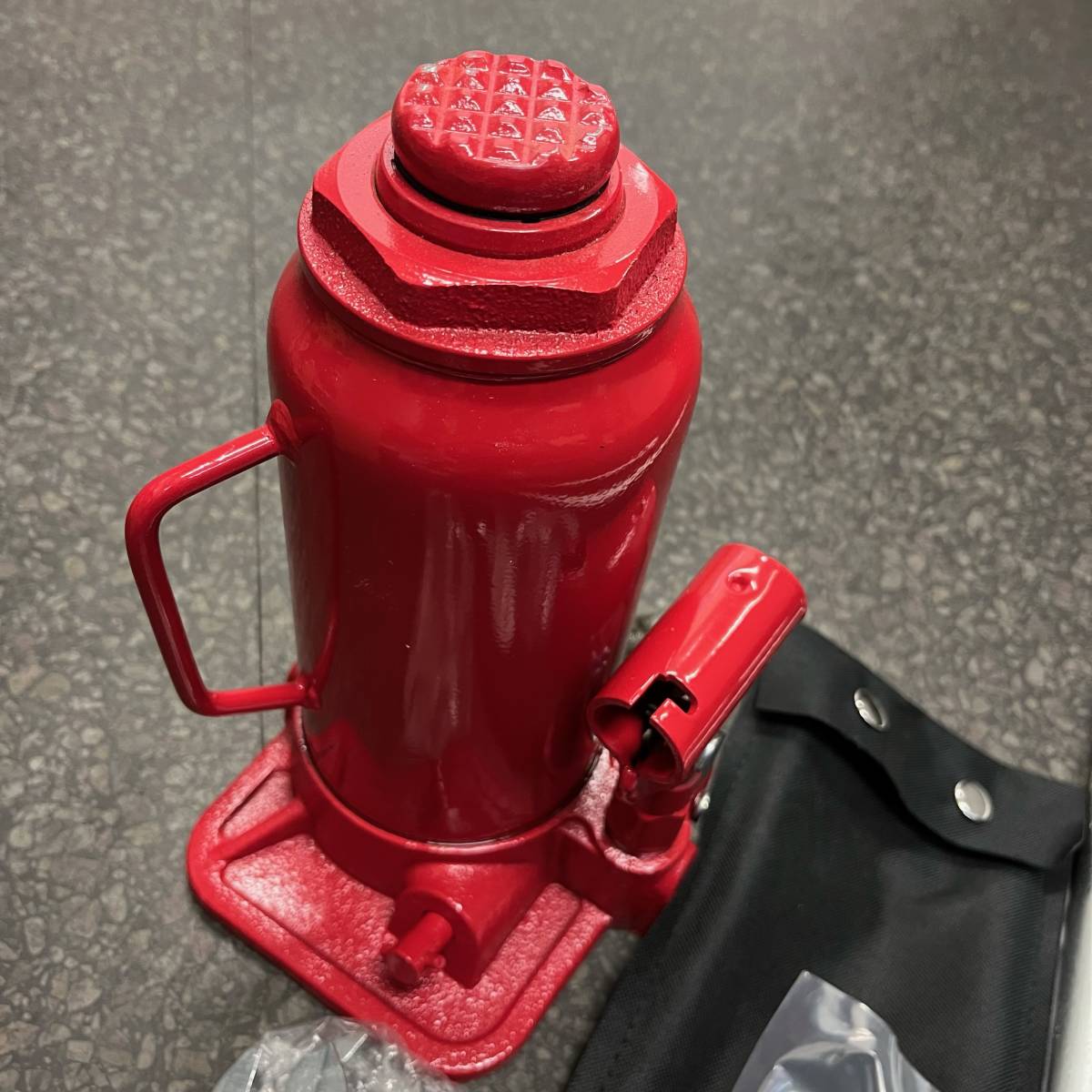 ≪未使用≫【ジャッキ棒・工具付き】手動油圧ジャッキ 15t ダルマ 