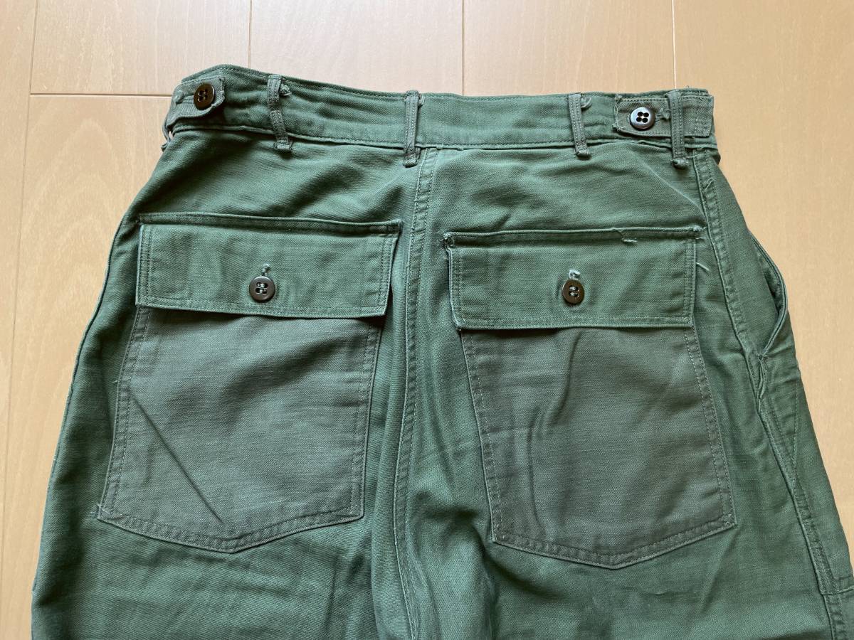 50s 希少 ツートン サイド アジャスター ベイカーパンツ ARMY 米軍 