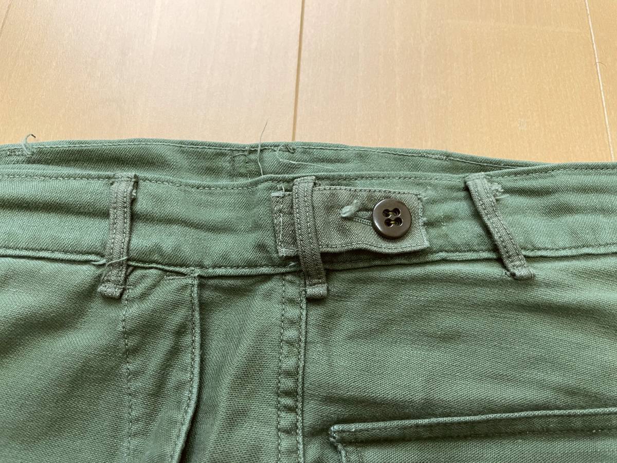 50s 希少 ツートン サイド アジャスター ベイカーパンツ ARMY 米軍 
