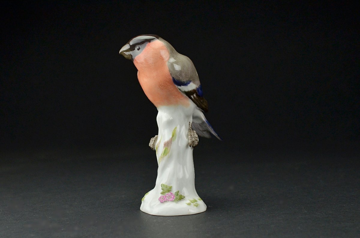 美品 マイセン コミックバード 鳥 置物 陶器 2点 ウエディング