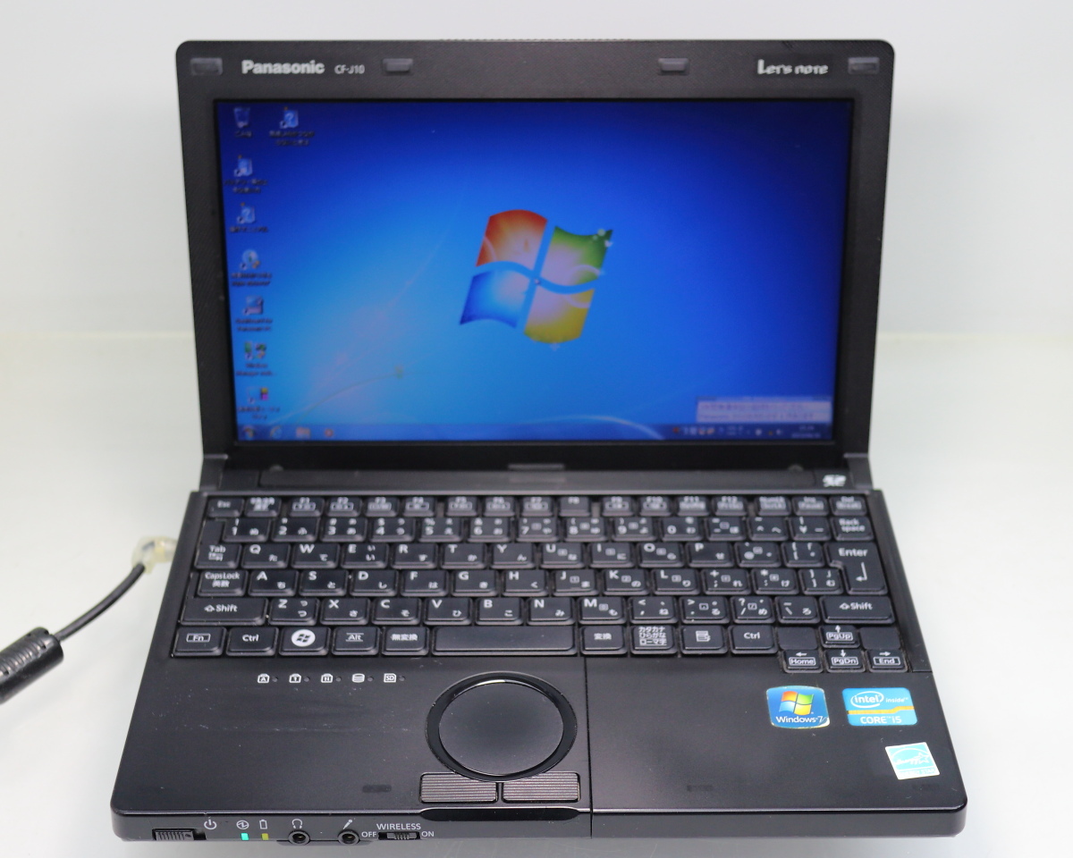 Panasonic Let’s note J10 CF-J10EWHDS/10.1インチTFT/Core i5-2540M/4GBメモリ/HDD320GB/無線LAN/Windows7 Professional 64ビット #0629