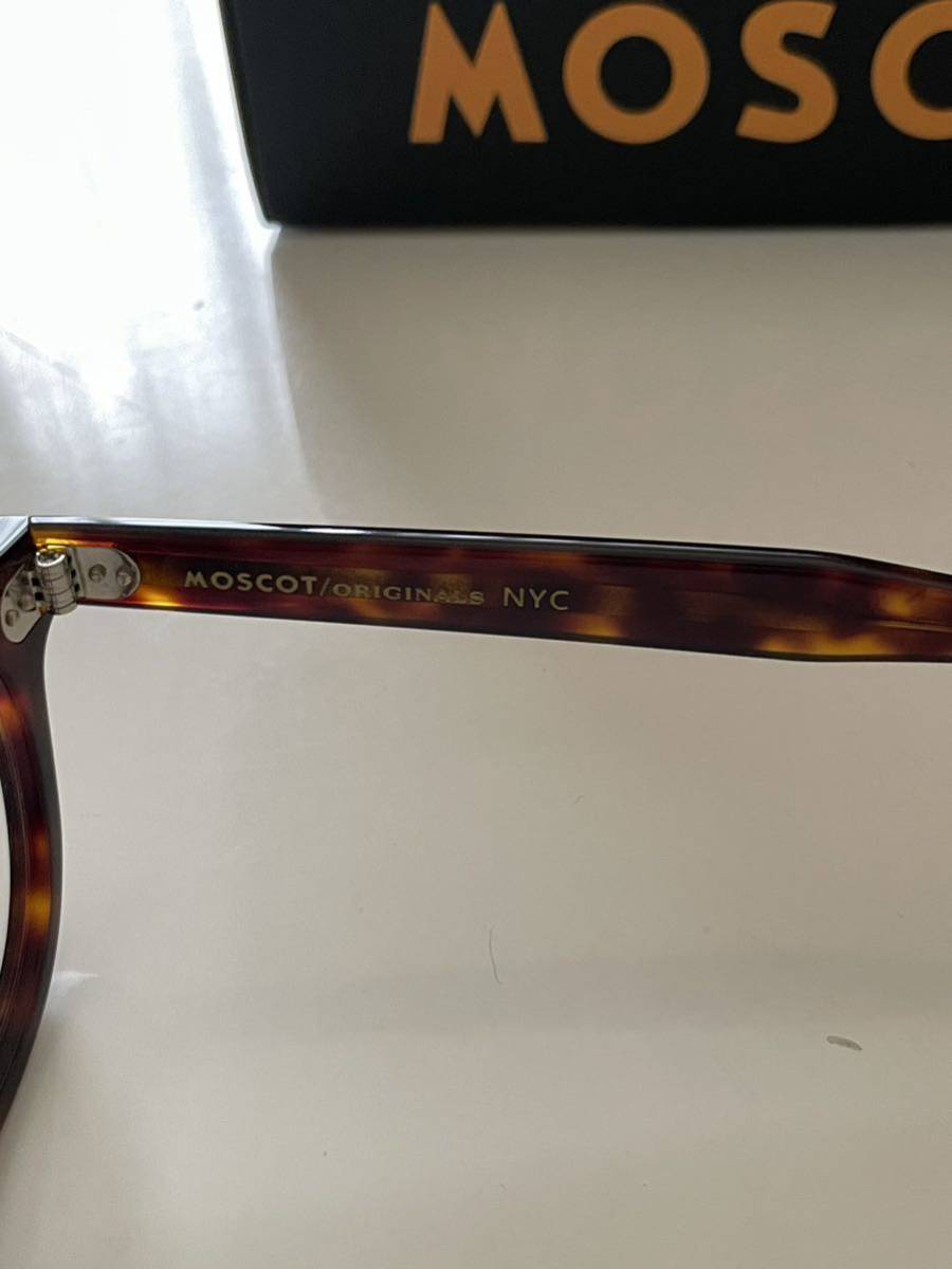 名作 新品 MOSCOT モスコット LEMTOSH レムトッシュ ウェリントン眼鏡 メガネ 伊達メガネ 鼈甲 46