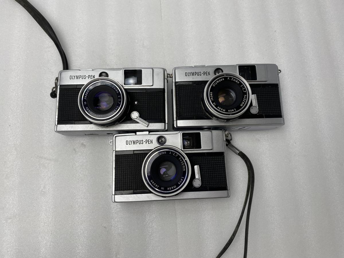 ★OLYMPUS-PEN EED★3台まとめ売り オリンパスペン フィルムカメラ【中古/現状品/動作未確認】