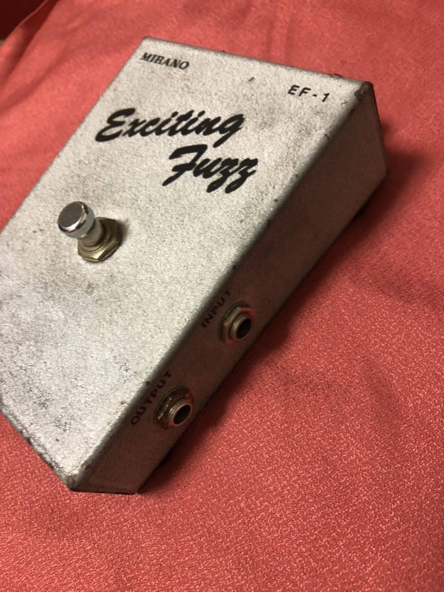 ☆1円スタート☆Mirano exciting fuzz EF-1 made in Japan vintage