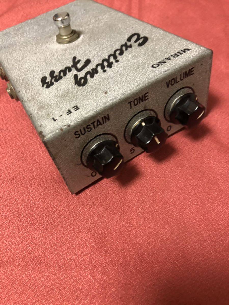 ☆1円スタート☆Mirano exciting fuzz EF-1 made in Japan vintage