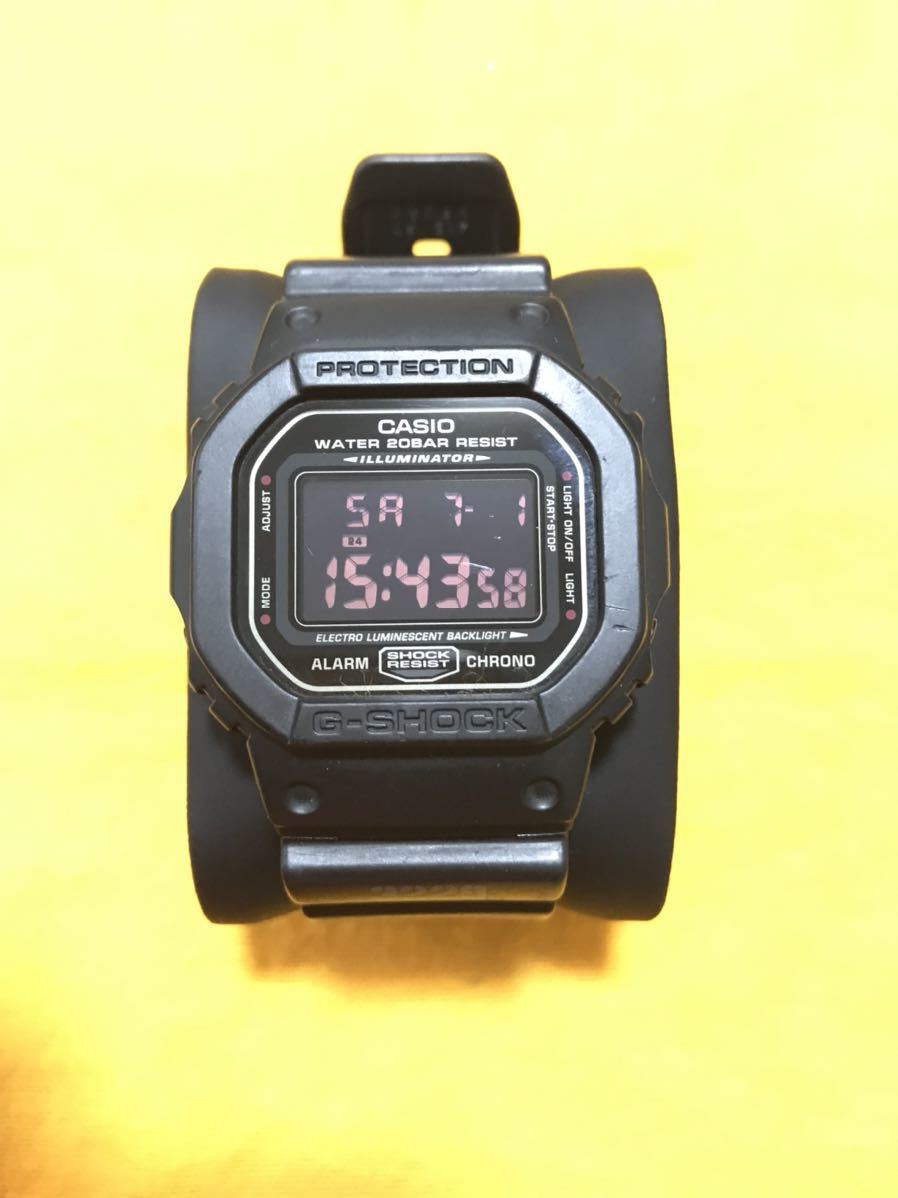 G-shock DW-5600MS レッドアイ 中古品 【公式通販】