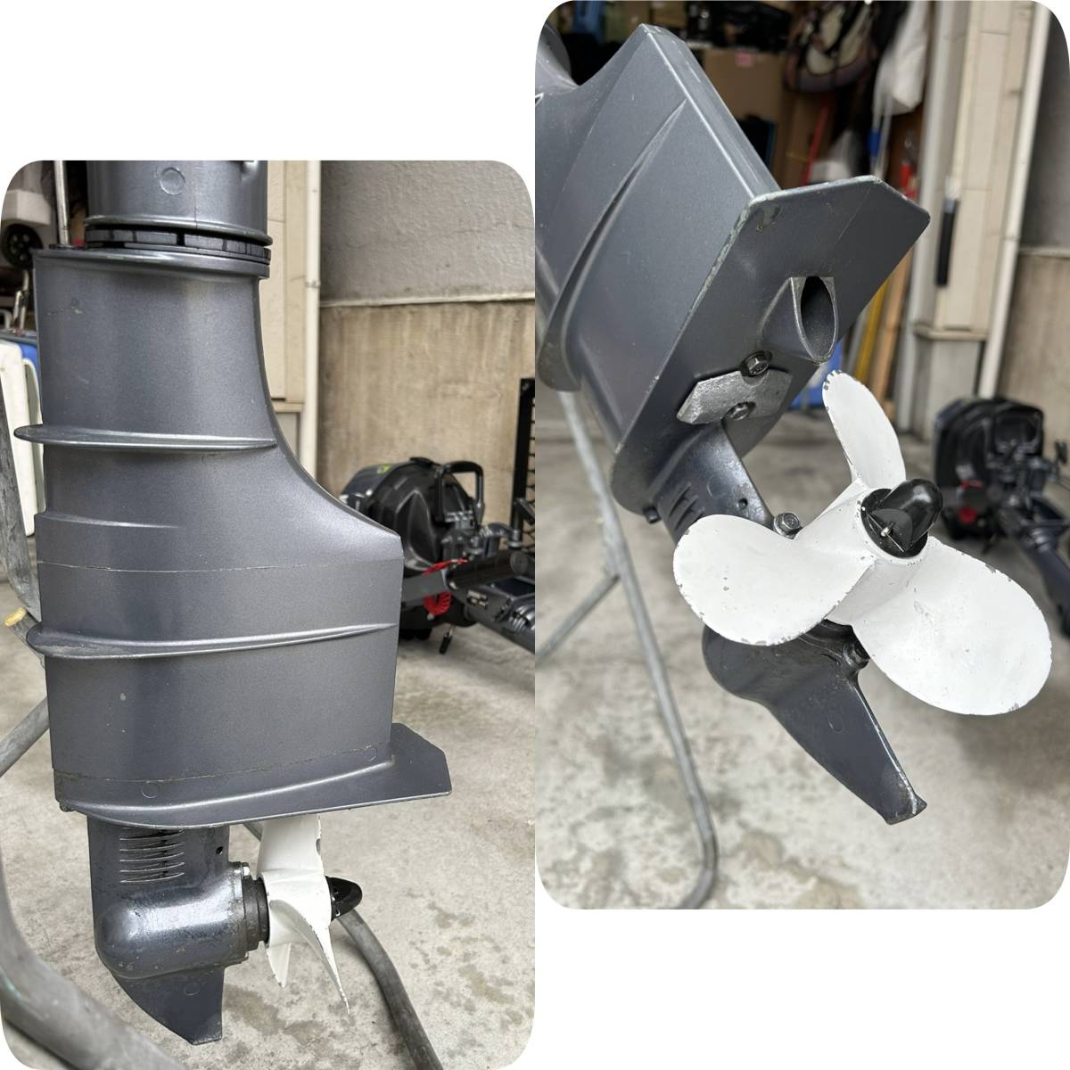 大阪市]☆ヤマハ 4スト4馬力L足 ジャンク 船外機 補機F4AMHL 引取り 
