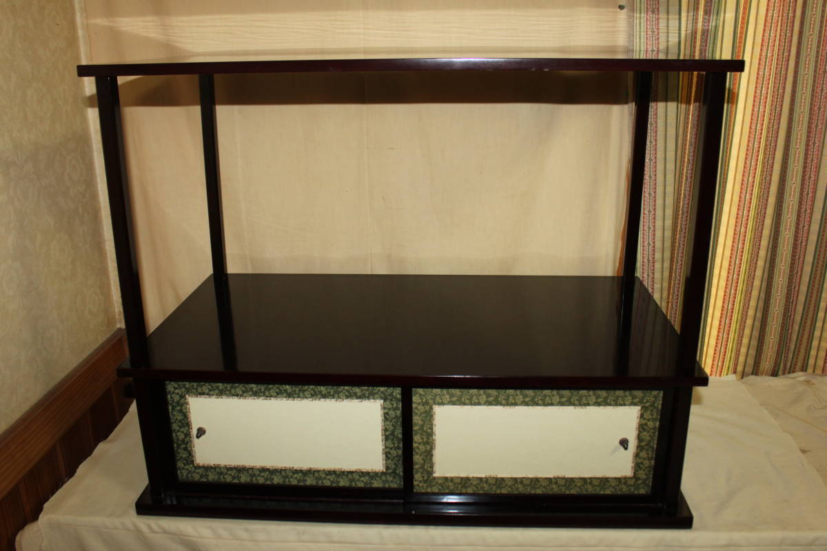 ■茶道具 溜塗 紹鴎棚・紹棚 紙箱