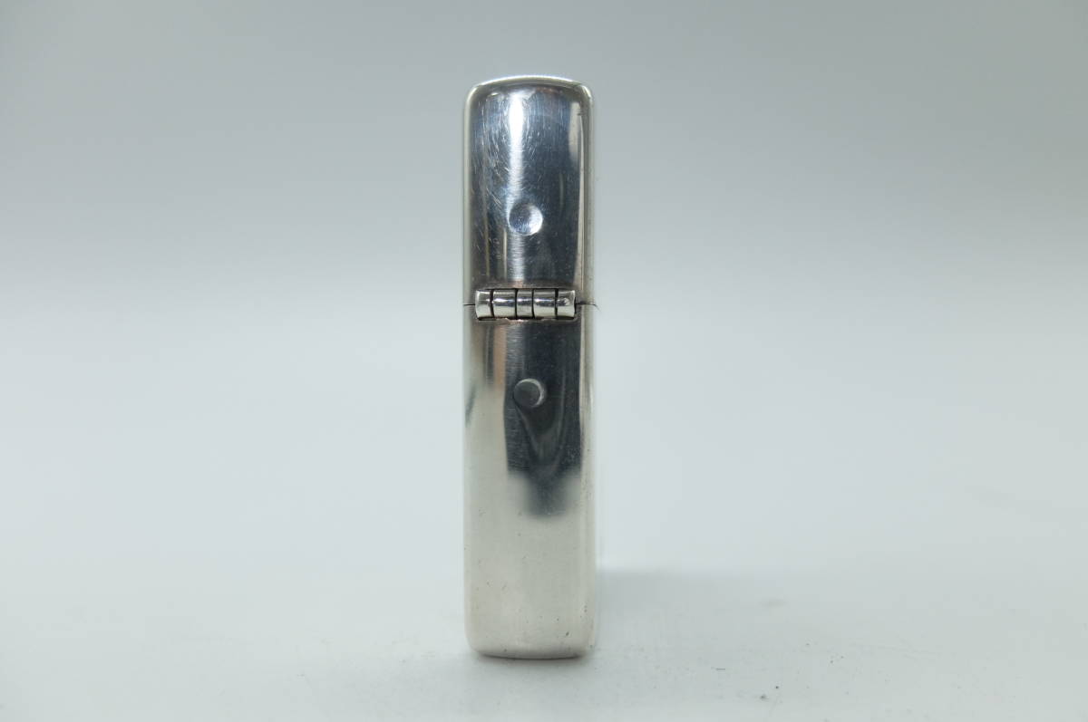 ☆火花OK☆Zippo #9062 2019年製 F/19 【N】イニシャル入り シルバー 