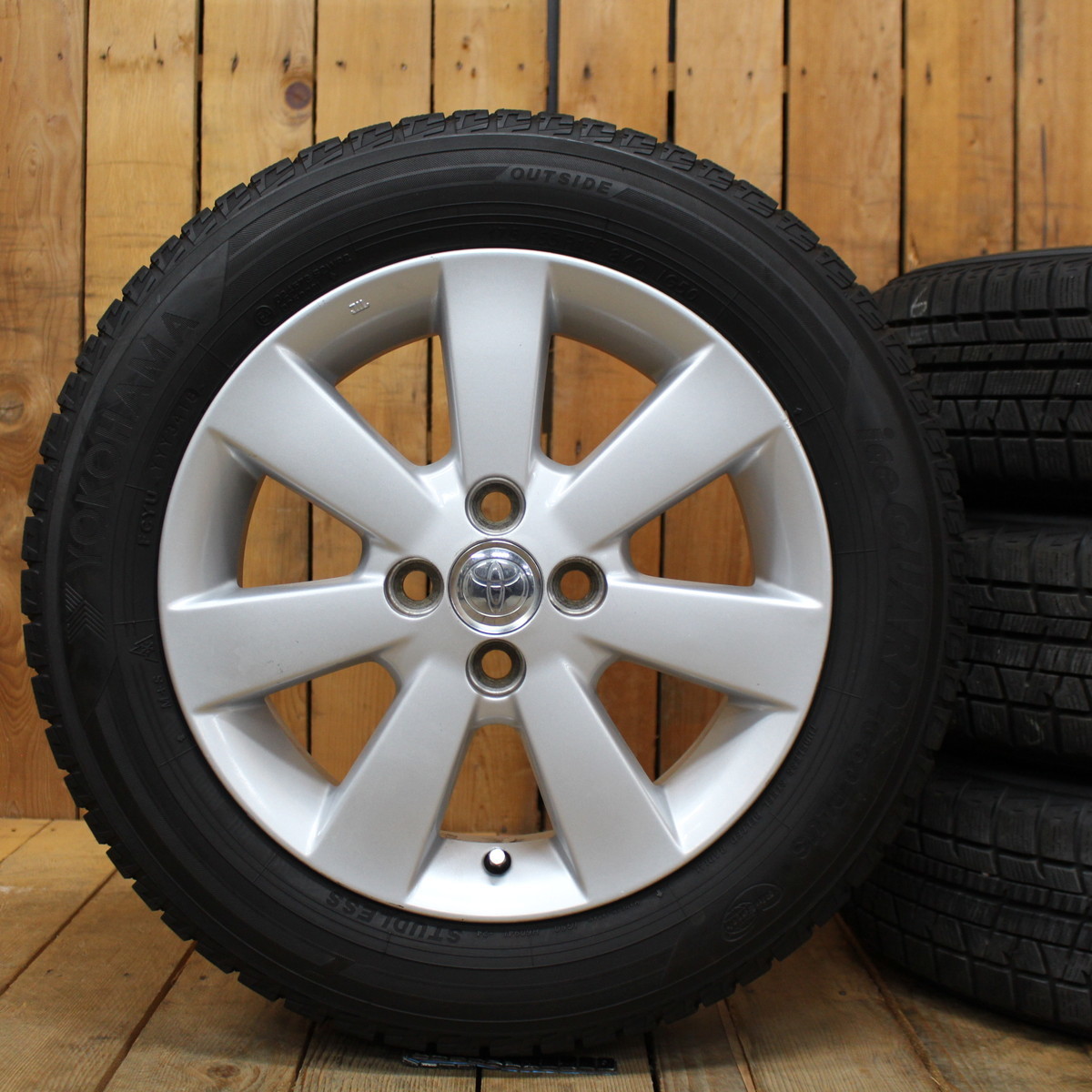 TOYOTA トヨタ 純正 15インチ ヨコハマ アイスガード 175/65R15 タイヤホイール 4本SET iQ アクシオ イスト アクア シエンタ