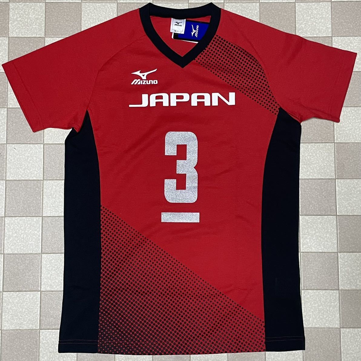 未使用品】JAPAN SAORI 木村沙織 3番 女子バレー 応援Tシャツ
