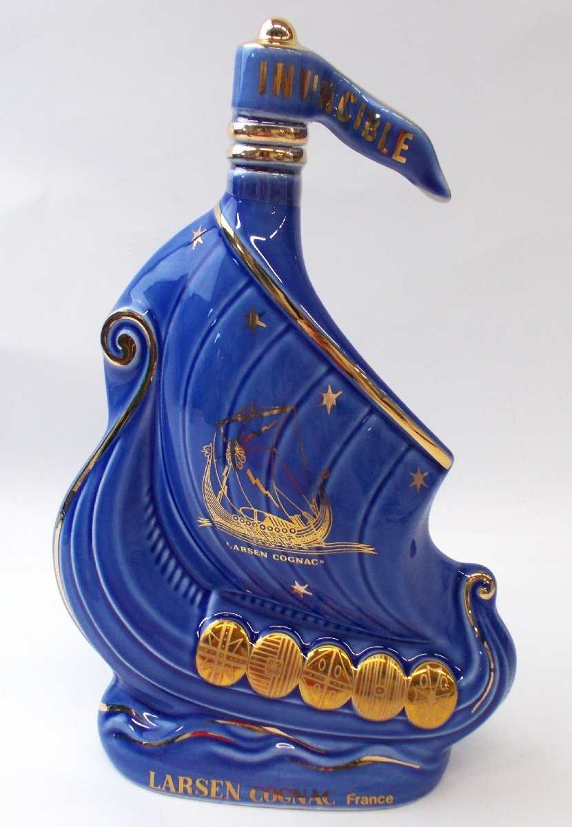未開栓・古酒】LARSEN VIKING SHIP ラーセン帆船 陶器 700ml 1円売切り
