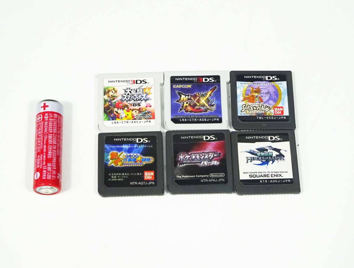 ◇(FJ) 未検品 NINTENDO 3DS DS ゲームソフトのみ まとめて 6枚セット  