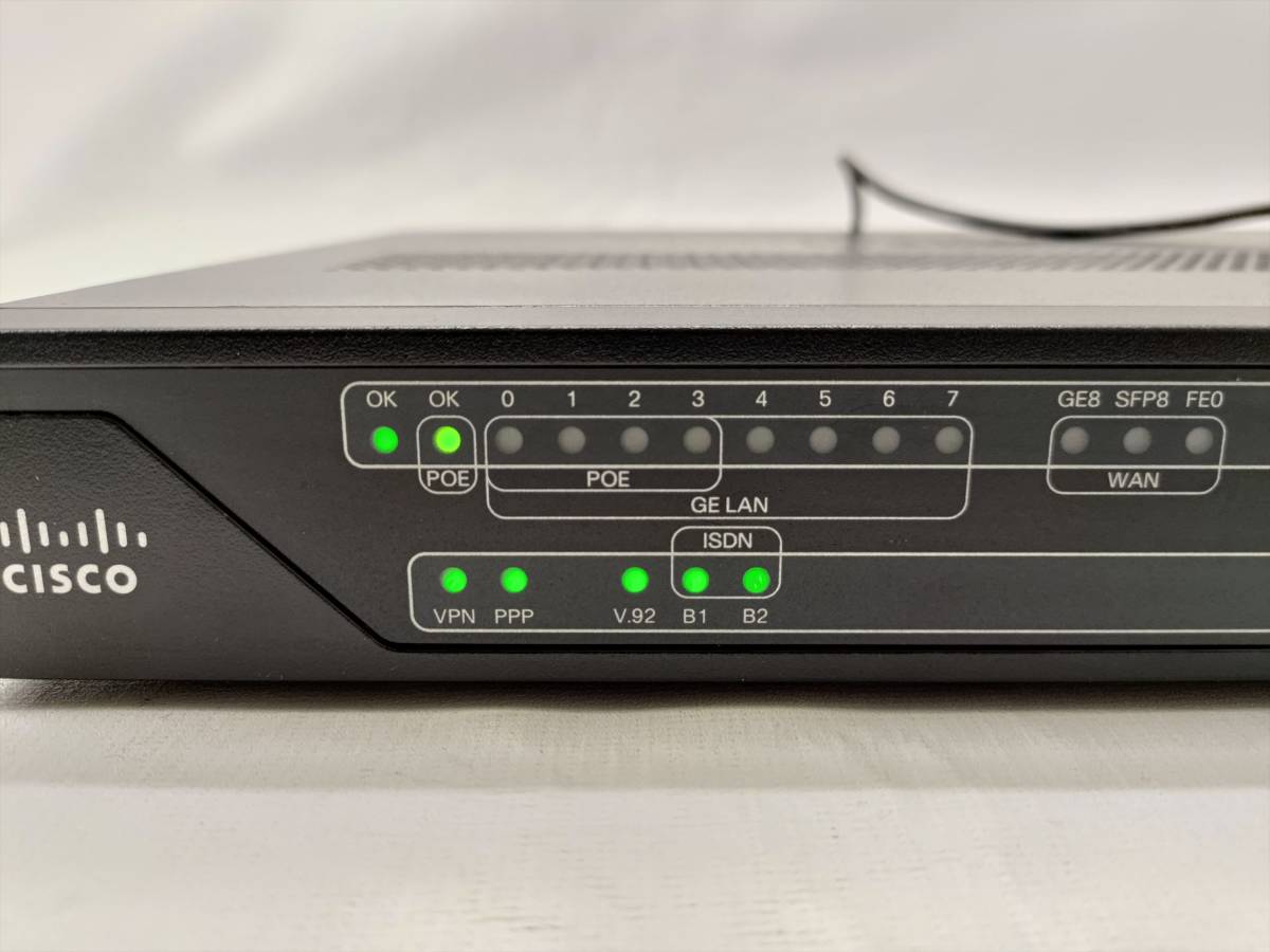 Cisco 800 Series Cisco C891F シスコ LANルーター 通電確認済み 
