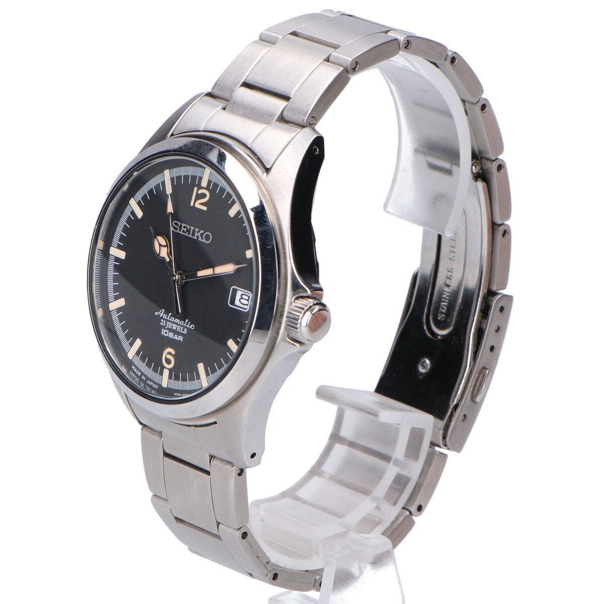 1円】 SEIKO セイコー シルバー 4R35-02R0 ×チックタック コラボモデル 