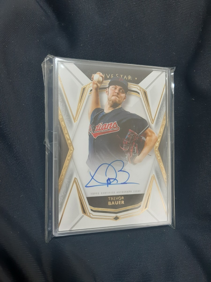 RC Trevor Bauer 直書きサイン on card auto インスク Trevor Bauer RC Yahoo!オークション 直書きサイン on card auto