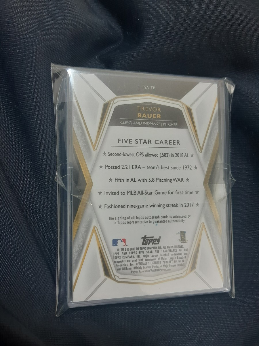 RC Trevor Bauer 直書きサイン on card auto インスク RC Trevor Bauer
