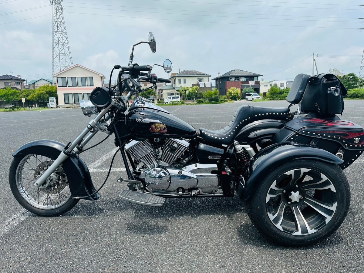 新作登場，本物保証 機関良好車両 YAMAHA ヤマハ ドラックスター250 トライク バックレスト カスタムマフラー V型2気筒 パーキングブレーキ(126cc-250cc)｜売買されたオークション情報、yahooの商品情報をアーカイブ公 126cc-250cc