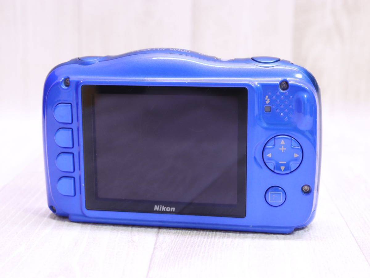 21. NIKON COOLPIX W100・ブルー ・ 2.7型・約1317万画素・光学3倍 