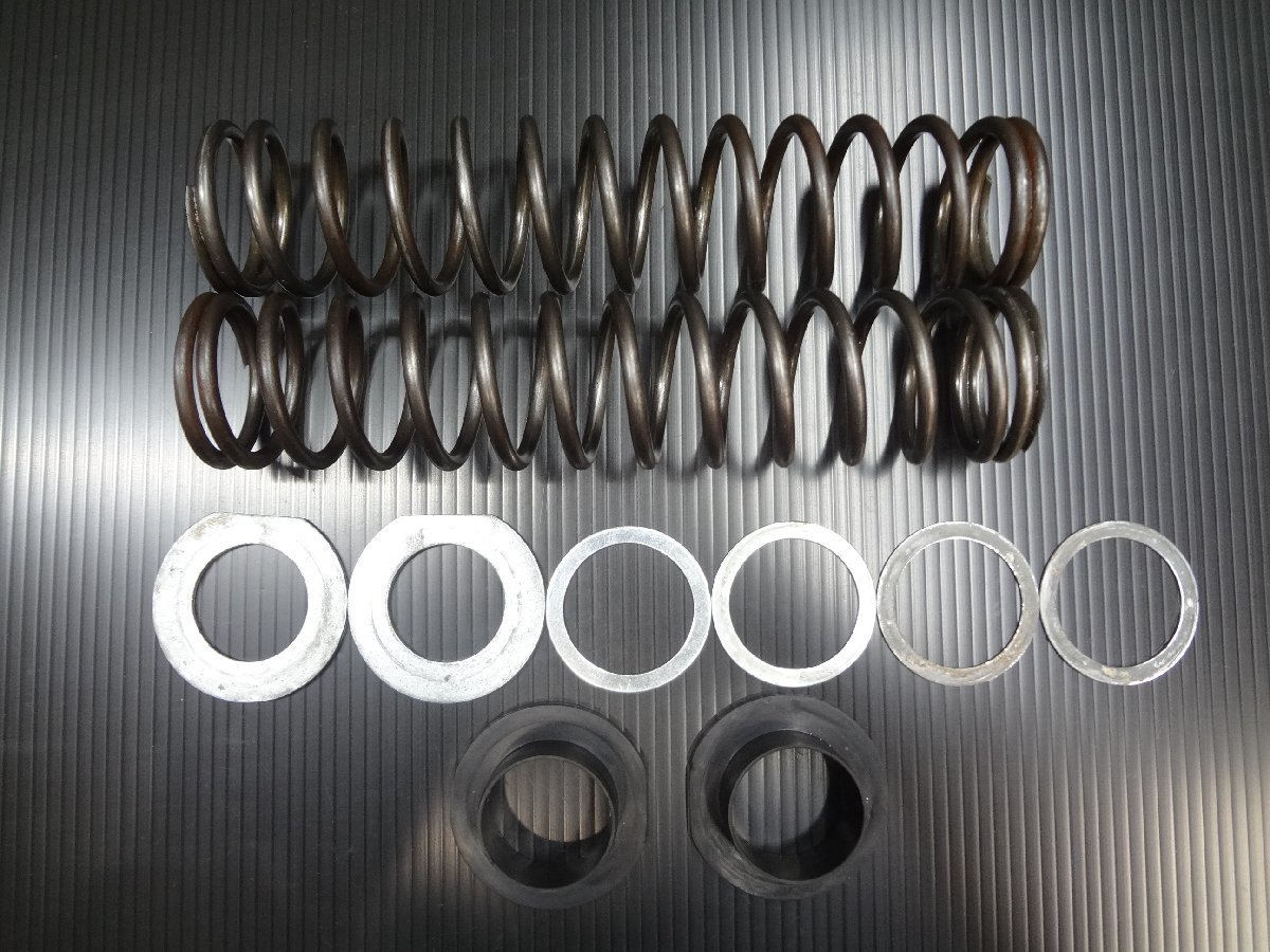 カワサキ　メグロK2スタミナ　フロントフォークスプリング左右（W1初期　実動走行車両より　動画あり　旧車絶版名車　目黒　K2P　希少車 K1