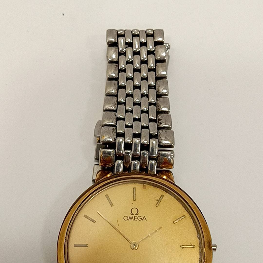 32 ジャンク 不動品 OMEGA オメガ 591.0096 De Ville デビル スクエア