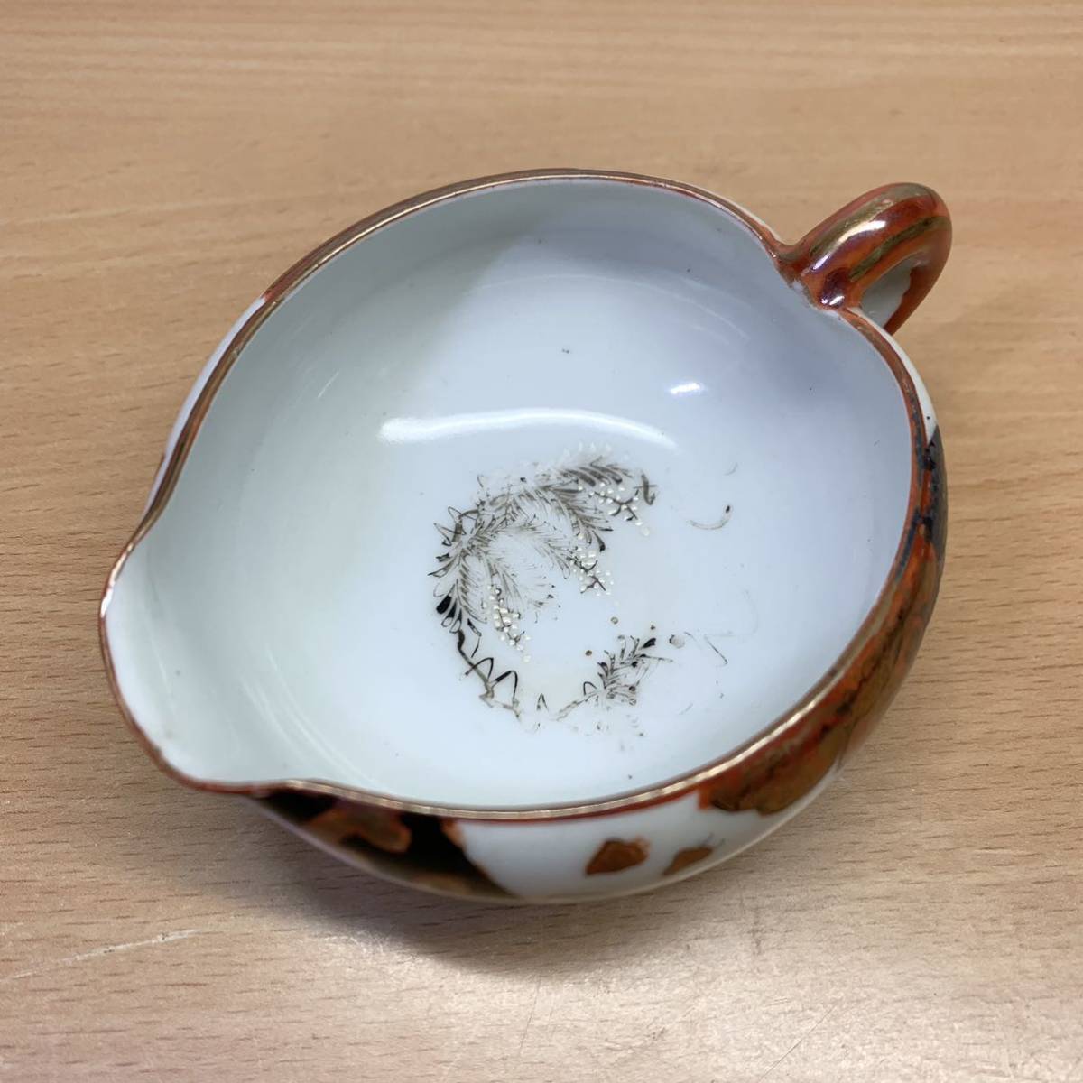 品質保証，高品質 九谷造 茶道具 急須 湯冷まし 湯呑5客 色絵 赤絵 古九谷