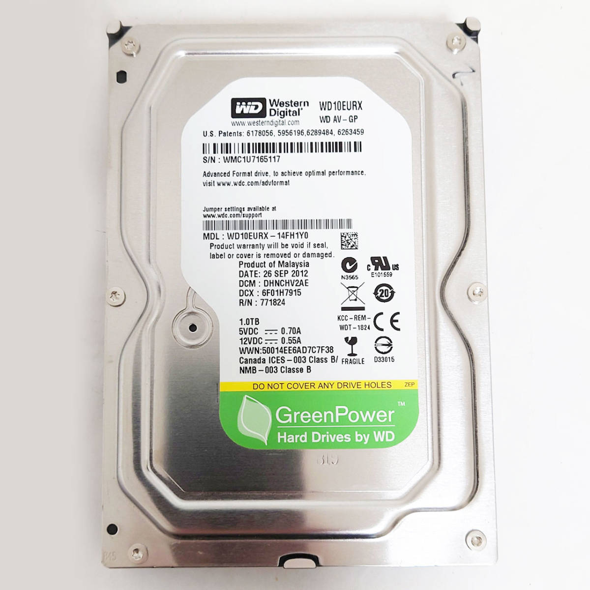 即決 純正品 DIGA修理用交換用HDD 1TB DMR-BWT510 DMR-BWT520 DMR