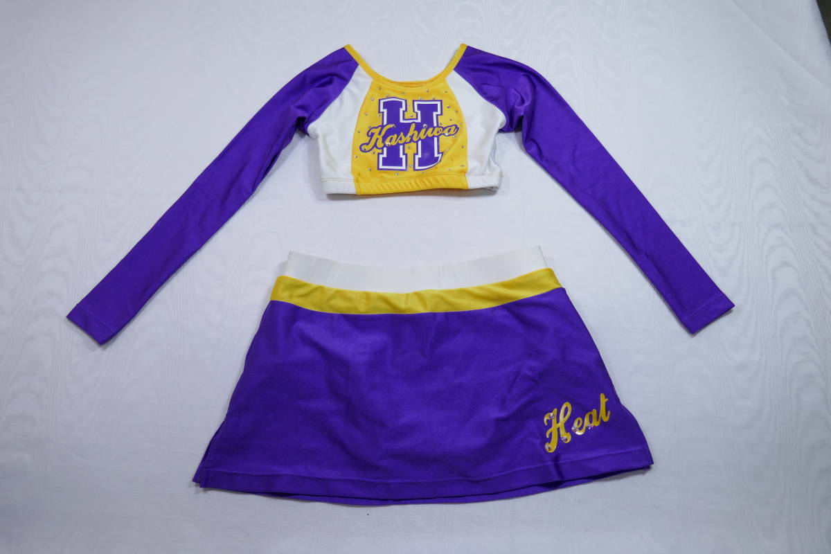 女児 女の子 児童 子供 ジュニア 柏ゴールデンホークス ユニフォーム Golden Hawks GHS Heat(検 チアリーディング チアリーダー チアーズ