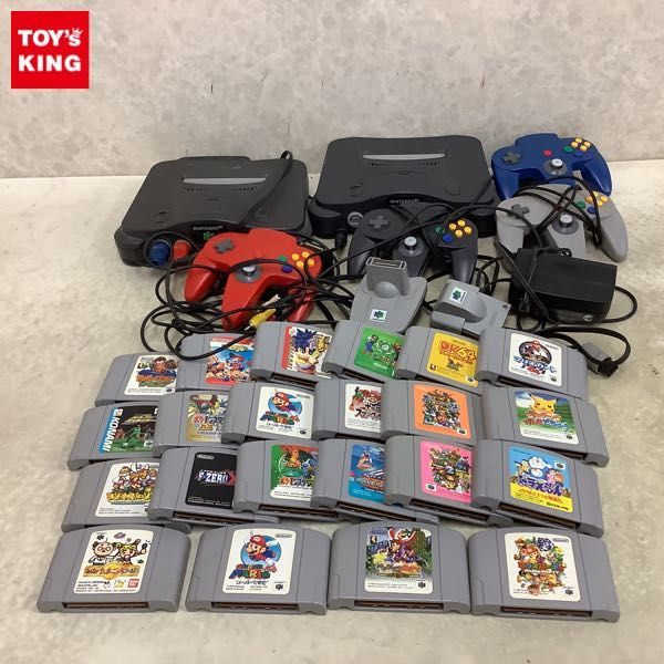 1円〜 訳あり ニンテンドウ64 本体 ソフト 等 マリオパーティ2 ドンキーコング64 他